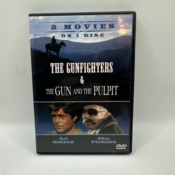 The Gunfighters & The Gun And The Pulpit 2 Movies On 1 Disc DVD Art Hindle - Picture 2 of 4